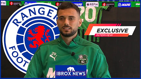 Rangers are interested in signing Nedim Bajrami [credit: U.S. Sassuolo Calcio on YouTube]