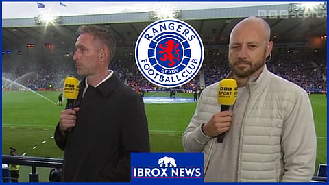 Alan Hutton and Allan McGregor discuss Rangers [Credit: BBC Scotland]