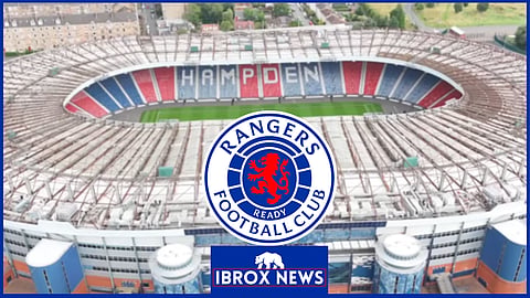 Rangers staged fixtures at Hampden Park [Credit: Drone Audits Scotland on YouTube]