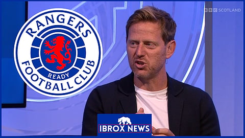 Michael Stewart commented on Rangers - Credit: BBC Sportscene