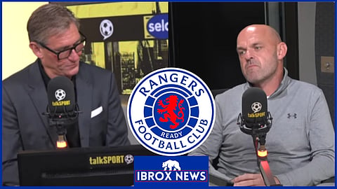 Simon Jordan and Danny Murphy discuss Rangers [Credit: talkSPORT]