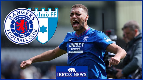 Cyriel Dessers was slammed in Rangers win v Malmo [Credit: Imago]