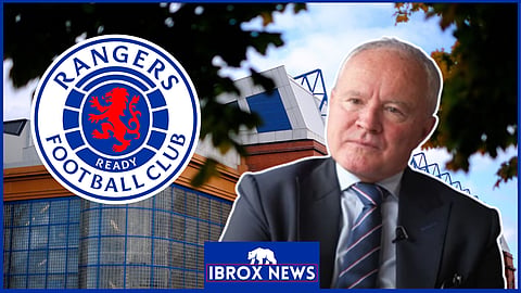 John Bennett has stepped down from his role as Rangers chairman. Credit: Rangers YouTube channel