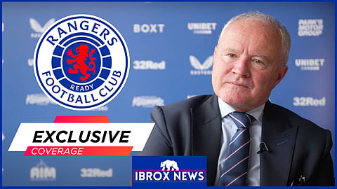 Former Rangers chairman John Bennett
Credit: Rangers on YouTube