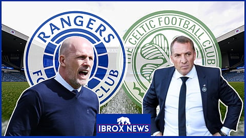 Philippe Clement and Brenden Rodgers face up in Rangers v Celtic