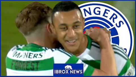 Rangers drop behind Celtic after what Adam Idah did [credit: @PremSportsTV on X]