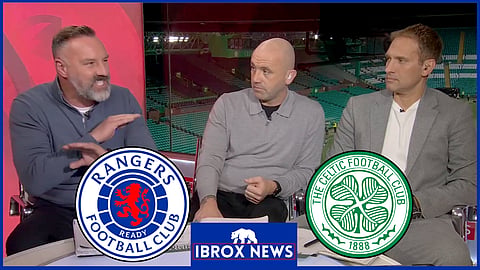 Kris Boyd lost it after Rangers were beaten at Celtic - Credit Sky Sports Scotland via X