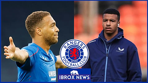 Rangers strikers Cyriel Dessers and Hamza Igamane