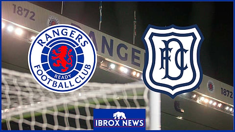 Rangers take on Dundee in the SPFL.