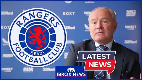 Rangers chairman John Bennett has resigned for health reasons - Credit Rangers via YouTube