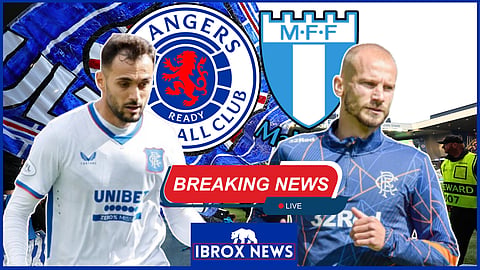 Rangers faced Malmo with new signings Nedim Bajrami and Vaclav Cenry in the XI [Credit Imago]