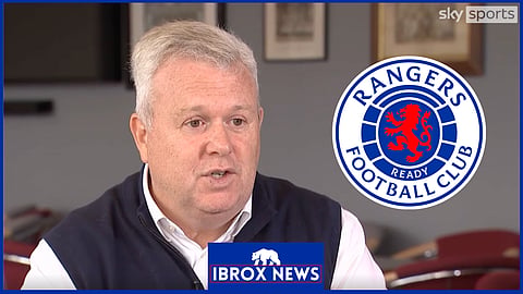 Hearts CEO Andrew McKinlay discusses Rangers [Credit: Sky Sports]