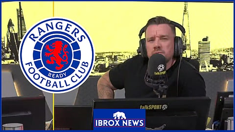 Jamie O'Hara live on air [Credit: talkSPORT Facebook]