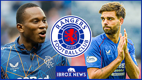 Rangers defenders Neraysho Kasanwirjo and Robin Propper 
[Credit: Imago]