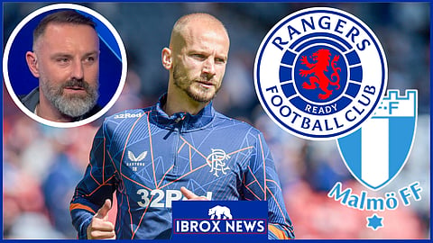 Kris Boyd blasts Vaclav Cerny for what he did for Rangers v Malmo [Credit: Imago]