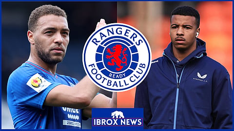 Rangers attackers Cyriel Dessers and Hamza Igamane 
[Credit: Imago]