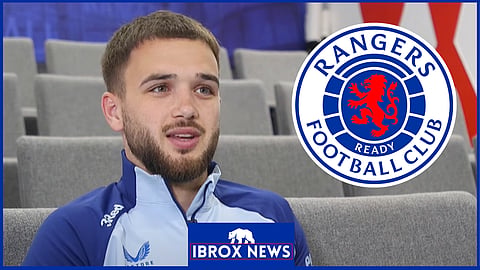 Rangers midfielder, Nico Raskin. Credit: Rangers YouTube channel