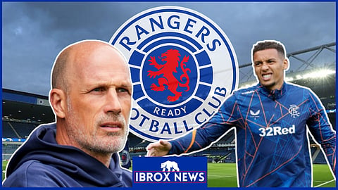 Philippe Clement and James Tavernier at Rangers. Credit: Imago