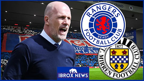 Philippe Clement and Rangers will face St Mirren in the Scottish Premiership [Credit: Imago]