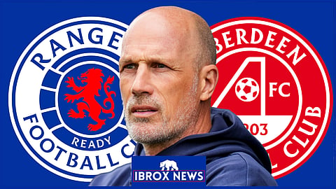 Rangers take on Aberdeen in the SPFL.