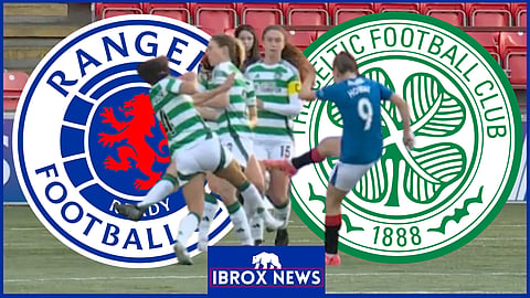 Kirsty Howat scored for Rangers Women against Celtic Women [credit: @ScotlandSky on X]