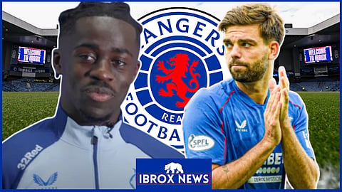 Clinton Nsiala and Robin Propper joined Rangers in summer 2024 [Credit Rangers via YouTube/Imago]