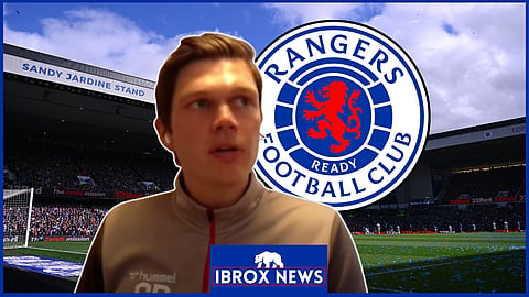Creag Robertson has reigned as Rangers Director of Football Operations [Credit Rangers via YouTube]