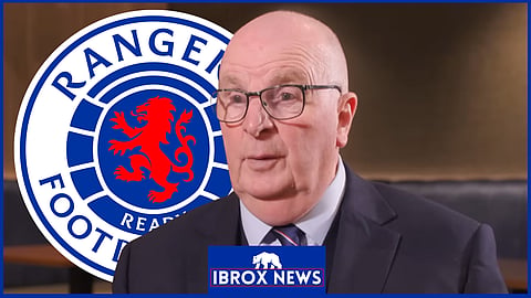 Interim Rangers chairman John Gilligan [credit: Rangers Football Club (Official) on YouTube]