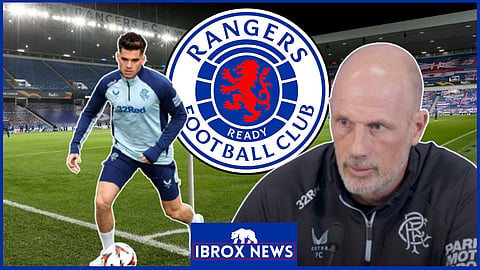 Philippe Clement brought Ianis Hagi back in after a stand-off [Credit Rangers via X and YouTube]