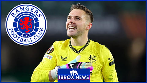 Rangers goalkeeper Jack Butland [Credit: Imago]