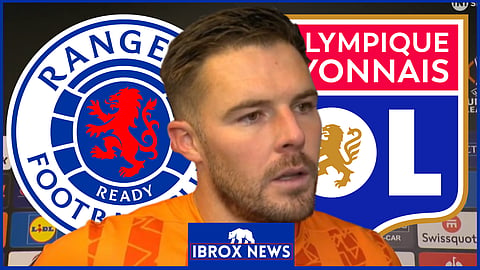Rangers keeper Jack Butland speaks after loss to Lyon [credit: @footballontnt on X]