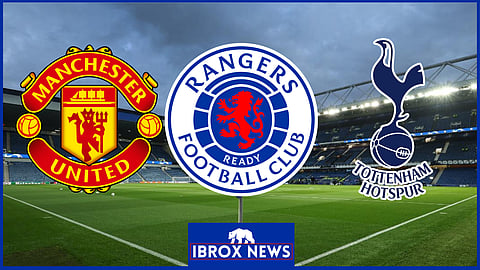 Rangers face Manchester United and Tottenham in the Europa League