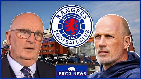 John Gilligan is interim chairman at Rangers with Philippe Clement as manager [Credit Sky Sports Scotland]