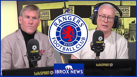 Simon Jordan and Jim White have offered their verdict on Rangers 
Credit: talkSPORT on YouTube