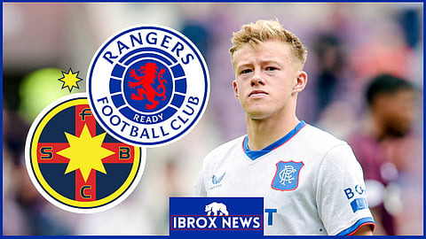Connor Barron impressed for Rangers v FCSB [Credit: Imago]