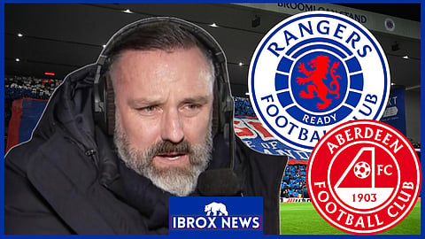 Kris Boyd assessed Rangers v Aberdeen [Credit: Sky Sports]