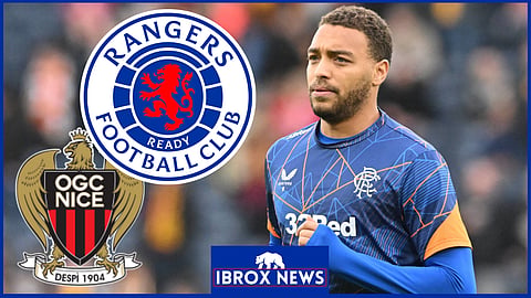 Cyriel Dessers is named on the bench for Rangers v Nice [Credit: Imago]