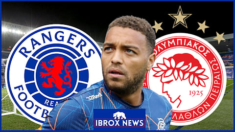 Cyriel Dessers started for Rangers v Olympiacos [Credit: Imago]