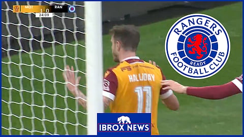 Andy Halliday refused to celebrate against Rangers [Credit: Premier Sports]