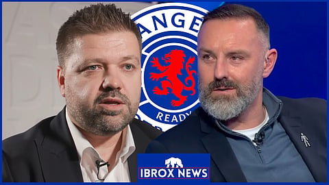 Kris Boyd reacts to Nils Koppen promotion at Rangers [credit: Rangers Football Club (Official) on YouTube]