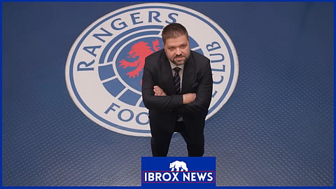 Rangers technical director Nils Koppen [credit: Rangers Football Club (Official) on YouTube]
