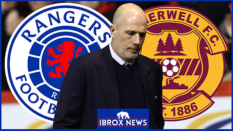 Philippe Clement faced Motherwell with his Rangers job under threat (credit: Imago)