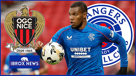 Dujon Sterling could be banned for Rangers after what happened after the Nice win (credit: Imago)