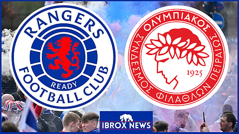 Rangers drew 1-1 v Olympiacos in the Europa League.
