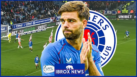 Robin Propper had goal disallowed for Rangers [Credit - Imago/SPFL on YouTube]