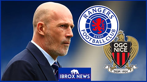 Philippe Clement's Rangers face OGC Nice in the Europa League [Credit: Imago]