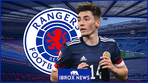 Billy Gilmour sends message to Rangers ace. (Credit - Imago)