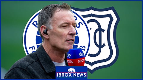 Chris Sutton commented on Rangers v Dundee