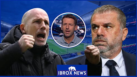 Rangers held Tottenham to a draw on Thursday (Credit - Imago/BBC One)