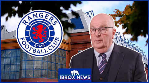Rangers interim chairman John Gilligan. Credit: Rangers YouTube channel